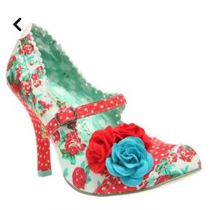 Stunning Irregular Choice Floral Heels.